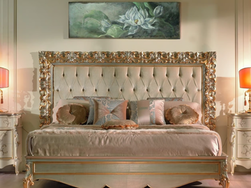 35TH ANNIVERSARY 2038 - Tufted fabric headboard for double bed by SCAPPINI & C - view 2
